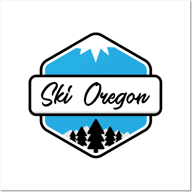 Ski Oregon Shirt Wall Art by HolidayShirts